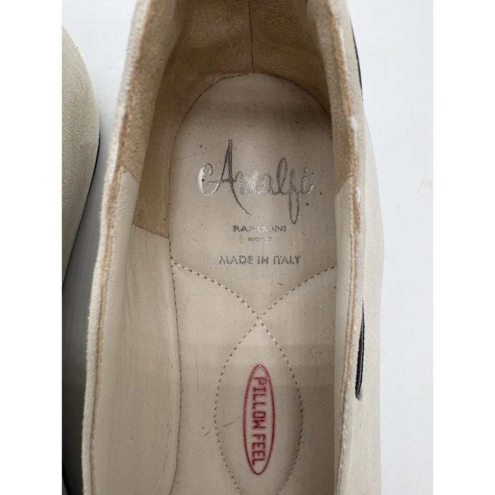 Amalfi‎ By Rangoni  Beige Suede Loafers, 8.5